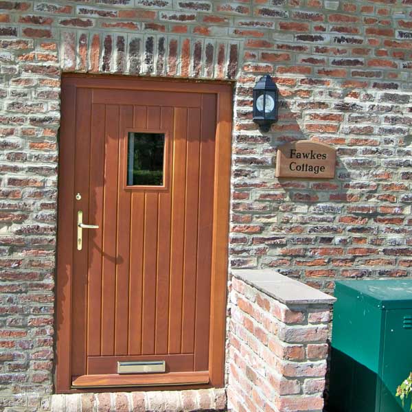 Timber entrance door